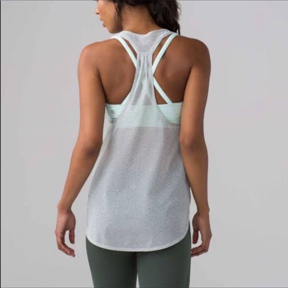 Lululemon 105 Mesh/Sheer Singlet
